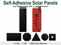 Modul Surya Tahan Banting 0.1W 0.2W 0.3W 0.5W 1W Panel Surya SMT 5V 6V 9V untuk Kalung Pemantau Ternak Monitor Kesehatan Hewan Ternak