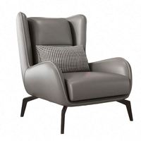 Fauteuil individuel, chaise d'appoint confortable avec accoudoirs en PU et éponge, fabricant économique