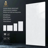 Carreaux muraux antidérapants pour salle de bain Foshan Modern 800*800mm, gris brillant glacé