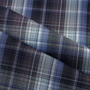 彩色各种TR色织方格西装格子面料100% 涤纶格子面料家庭学校项目 - Product Image 4