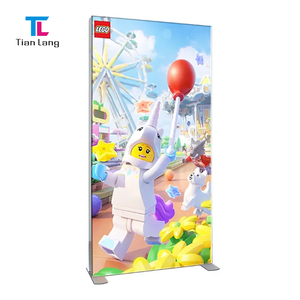 Boîte à lumière LED textile à double face sans cadre étanche de haute qualité de l'usine TianLang pour la publicité intérieure - Product Image 5