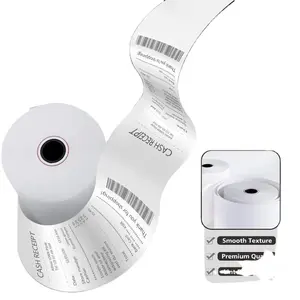 High Quality Thermal Receipt Paper Roll BPA free 57mm 80mm for POS Printer Cashier Paper With Custom Printing