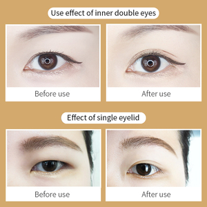 300 pares impermeable doble pliegue párpado pegatina malla Invisible encaje párpado cinta herramienta con corazón rollo caso J0230 para uso de belleza - Product Image 6