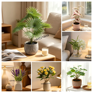 Plante <span class=keywords><strong>de</strong></span> lavande artificielle réaliste dans une jarre en céramique, fausse lavande violette avec feuillage vert pour la décoration <span class=keywords><strong>de</strong></span> la maison, <span class=keywords><strong>de</strong></span> la cuisine et du salon - Product Image 6