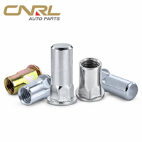 RuiLi GB/T 17880 Mur Rivet Setengah Heksagonal Kepala Datar Berlapis Seng Biru Putih Baja Karbon Q235 M3-M12 Pengikat Grosir Pabrik