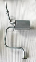 Silenciadores de Escape de Ajuste Directo de Fábrica, Silenciador de Escape Medio para Daewoo Matiz, para Chery QQ 308 311, Tubo de Escape