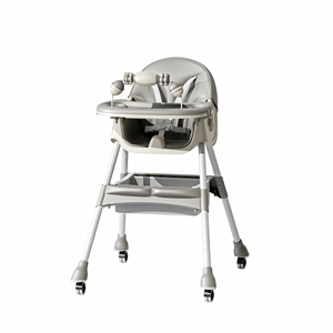 <span class=keywords><strong>Chaise</strong></span> haute convertible pour bébés et tout-petits <span class=keywords><strong>Chaise</strong></span> haute pour bébé avec siège rehausseur à double plateau <span class=keywords><strong>de</strong></span> sécurité et harnais <span class=keywords><strong>de</strong></span> sécurité à 5 points - Product Image 1