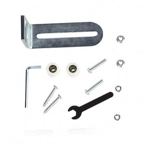 อุปกรณ์รางประตูบานเลื่อน WEKIS แบบติดผนัง วัสดุเหล็ก/ทองเหลือง สำหรับประตูโรงนา ประตูโรงรถ และโรงแรม - Product Image 1