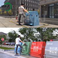 Système de collecte des déchets souterrain automatique à induction pour zone résidentielle moderne RNKJ