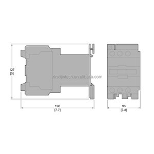 Schnei der Industrial Auto TeSys Deca Series DC 4 polos 2NO + 2NC 60A 80A 125A B/F/M Contactor Coil D LP1D40008BD LP1D65008FD - Product Image 6