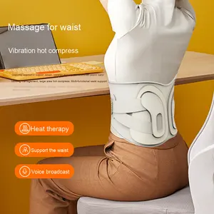 Masajeador de cintura con vibración multifunción de doble uso, grafeno cálido para invierno con compresa caliente, soporte de compresa caliente, calefacción de cintura - Product Image 1