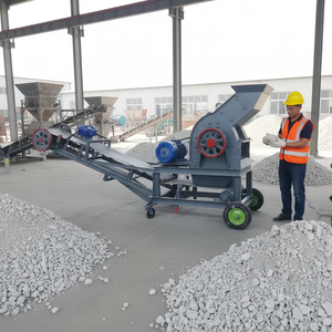 La Trituradora de Martillos Móvil Pequeña Tiene una Capacidad de Procesamiento Máxima de 40 Toneladas por Hora y es Adecuada para la Extracción de Piedra en Canteras. - Product Image 5