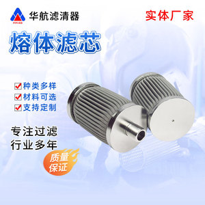 Elemento de filtro de fusión Industrial de acero inoxidable resistente a la corrosión de China Airlines Malla de alambre de metal doblado Calor de fieltro sinterizado - Product Image 4