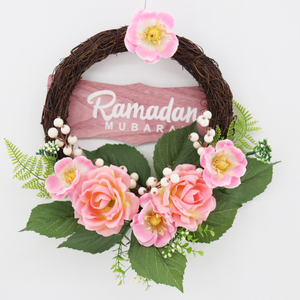 Artificial Rose Flower Summer <strong>Wreaths</strong> <strong>for</strong> Front <strong>Door</strong> <strong>Hanger</strong> - Product Image 1