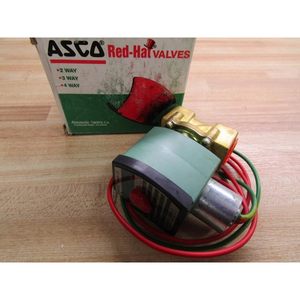 Vanne solénoïde Asco 8210G202 en laiton, 2 voies, vanne de régulation de température normale - Product Image 1
