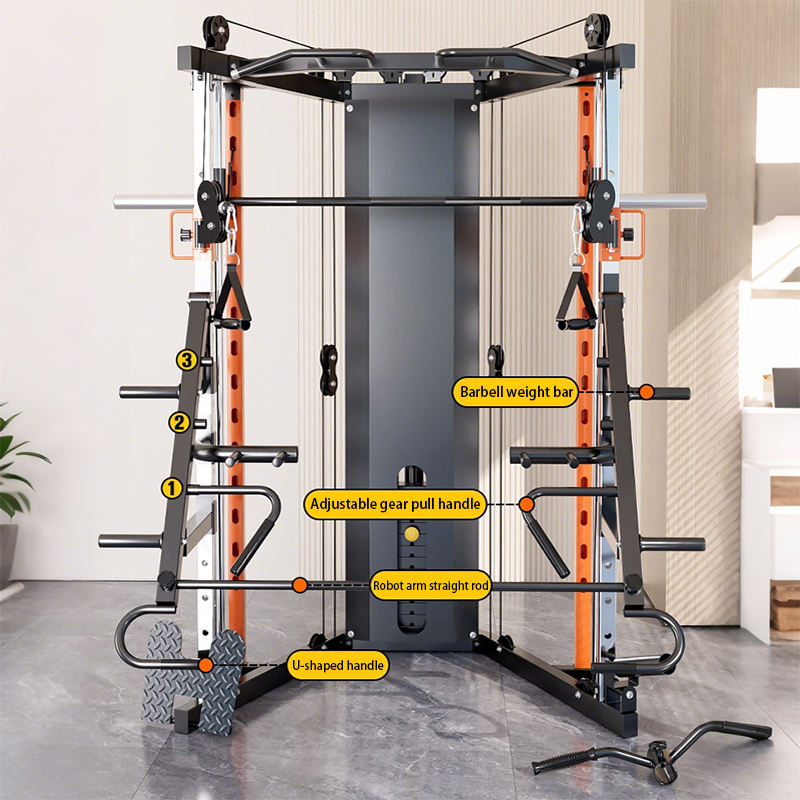 Commercial Multifunctional Smith Machine Mutli Function Station Smith ...