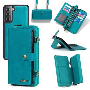 Custodie per cellulari per <span class=keywords><strong>Samsung</strong></span> S22ultra custodia per telefono a tracolla S23 flip <span class=keywords><strong>cover</strong></span> in pelle S21FE custodia protettiva multifunzionale - Product Image 6