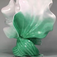 Sculpture de fleur géante en résine personnalisée, grande statue florale de magnolia pour jardin, hall d'hôtel et décoration paysagère commerciale