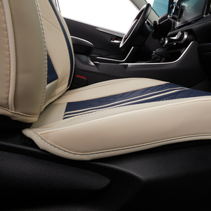 Housses de siège de voiture universelles en cuir PU bleu, ensemble complet, sur mesure pour sièges de luxe Pantakip <span class=keywords><strong>Sa</strong></span> Upuan Cubre Asientos - Product Image 6