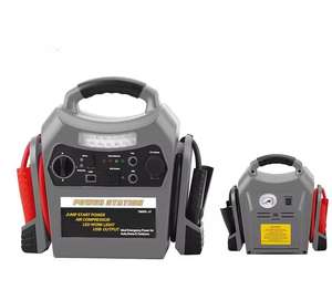 Arrancador de Baterías Portátil de 12V con Compresor de Aire y Salida USB, Estación de Energía Popular - Product Image 1