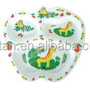 De la nouvelle borne d'origine au connecteur de carte Ensemble de vaisselle incassable beige noir Plaques en mélamine - Product Image 3