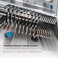 Machine d'essai de tension des cellules solaires, testeur de résistance au décollement de ruban PV à 180 degrés pour électrode de cellule photovoltaïque HT-9100S