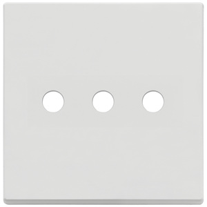 แผ่นปิดสวิตช์ติดผนัง 3Mx3 BS Tondo Bianco Matt 9.5 ซม. ยาว 1.4 ซม. สูง - Product Image 1