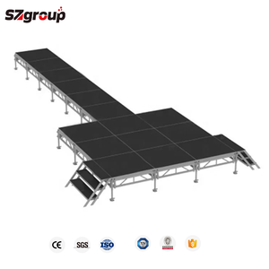 Scène portable en aluminium certifiée TUV, podium pour défilés de <span class=keywords><strong>mode</strong></span>, marches, escaliers, scène portable pour les événements de <span class=keywords><strong>concert</strong></span> - Product Image 1