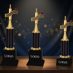 Durable Die Casting Metal Sports Trophy Portable Engraving Ready for Business Awards Sports Tournaments Appreciation Ceremonies - Product Image 1
