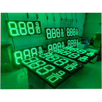 8.889/10 48 inci WIFI+RF Remote Kontrol Nirkabel Layar Harga Bensin Digital LED untuk SPBU Tampilan Harga LED