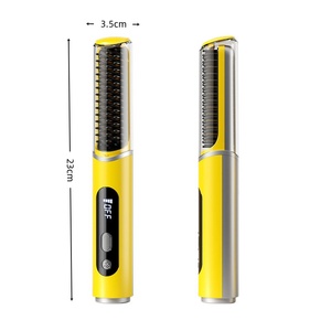 Plancha y <span class=keywords><strong>Rizador</strong></span> de <span class=keywords><strong>Pelo</strong></span> 2 en 1, Herramienta Iónica Portátil para Peinar el Cabello, Calentamiento Rápido, Anti-escaldaduras, Rizado Automático - Product Image 6