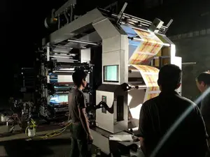 מכונת דפוס פלקסו גלית חדשה במהירות גבוהה Ci ארוג שקית קניות מכונת דפוס פלקסוגרפית