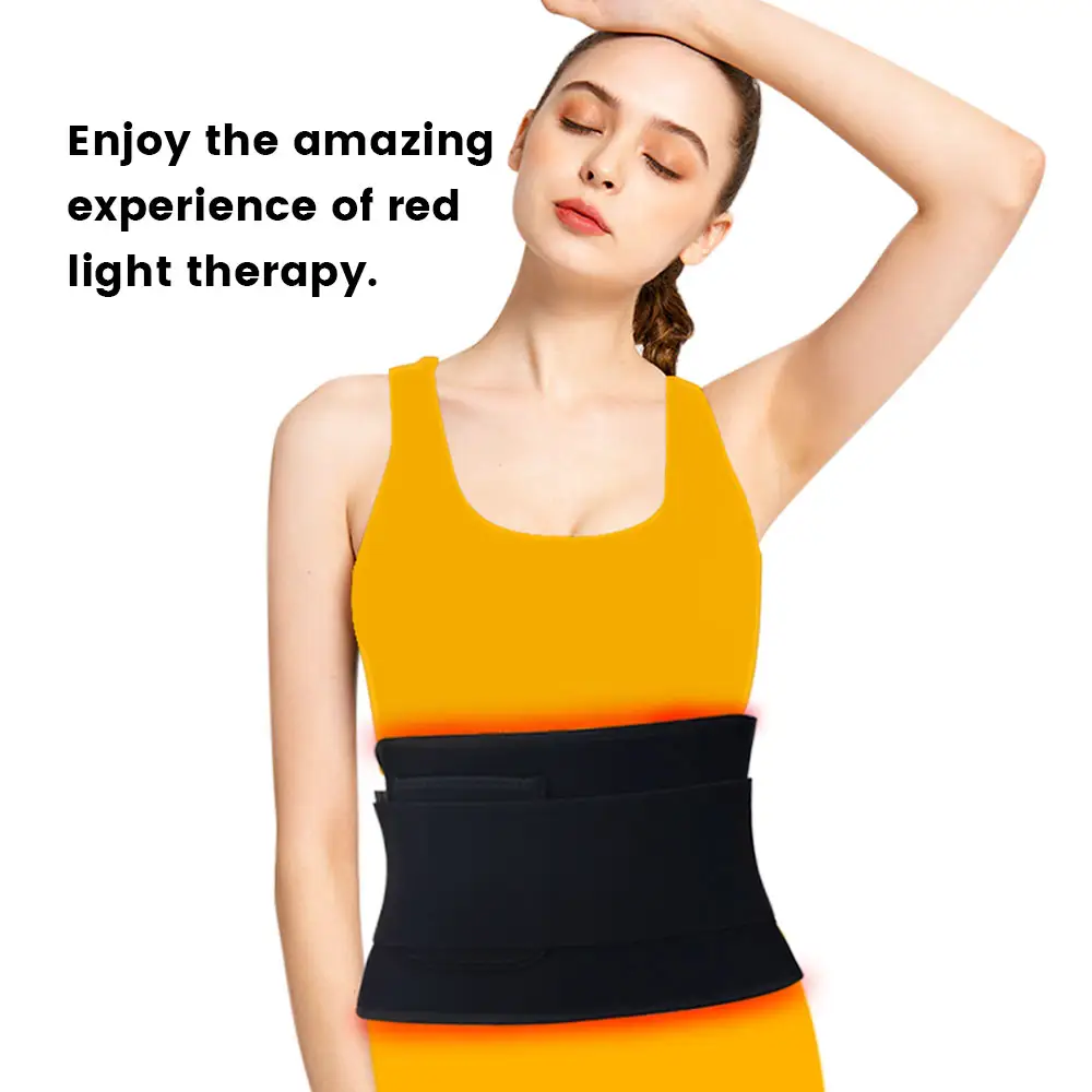 أدوات علاج بالضوء الأحمر من idealight حزام قابل للارتداء مزود بإضاءة حمراء يُستخدم لتخفيف آلام الجسم بالكامل