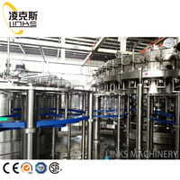 Certification CE Complète 3 en 1 Usine d'embouteillage de remplissage de boissons gazeuses entièrement automatique Machines