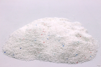 Poudre à lessive bleu profond de qualité supérieure, 25kg, particules de détergent, matière première, mouchetée colorée pour la poudre à laver