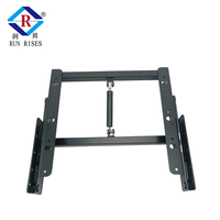 Mécanisme de levage de table à ressort à gaz unique B04-2H Installation facile Support stable Table basse pliante réglable à cadre en métal