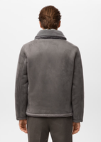 Veste matelassée unisexe pour homme avec doublure en polaire Sherpa, pull personnalisé, manteau d'hiver pour les occasions décontractées en plein air, pour une tenue chaude