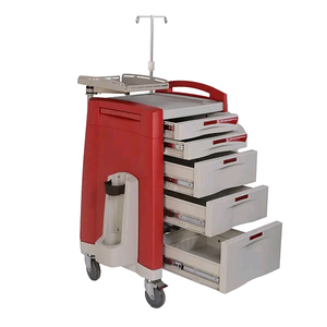 Chariot de médecine d'anesthésie en plastique ABS Fabricant de chariot d'équipement de meubles d'hôpital de conception de la Turquie - Product Image 6