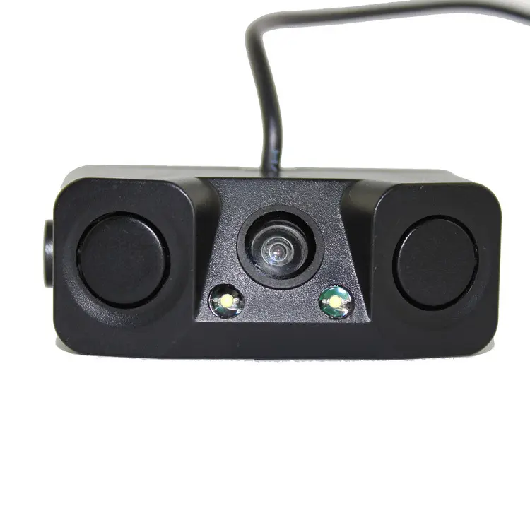 3 в 1 заднего вида в автомобиле для фото-и видеокамеры датчик парковки обратный резервный Автомобильная камера заднего вида с 2 радар-детектор датчик