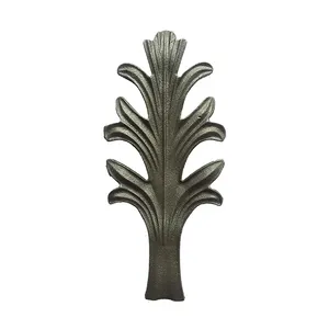 factory price Iron Leaves Wrought Iron Gate and Fence Used Decorative Cast Iron Leaves Wholesale