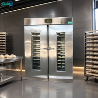 Grande chambre de fermentation automatique ZL-8/32 à 8 chariots, en acier inoxydable, isolée en PU, avec contrôle intelligent programmable pour la levée de la pâte
