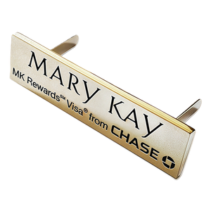 Custom Zinc Alloy Die Casting Gold Plated Engraved Logo Plated Metal Pins Sports Travel Bag Badges Nameplates <strong>Armour</strong> - Product Image 5