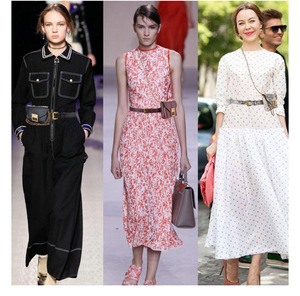 Luxus schwarz Leder <span class=keywords><strong>Snake</strong></span> Print Kette Gürtel tasche Geldbörse Cross body Brieftasche kleine Designer Gürtel tasche Frauen Taille Telefon - Product Image 5