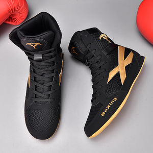 Zapatillas de Boxeo Negras de Alta Calidad al por Mayor, con Cordones, Transpirables, Ligeras, Unisex, para Verano - Product Image 6