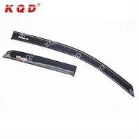 Deflectores de Viento y Lluvia KQD de Material PC para Ventanas de Coche, Protector Solar y de Lluvia, Cierre de Puerta, Negro/Blanco, 4 Piezas/Juego, Fácil Instalación para Toyota Hilux