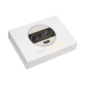 Boîte cadeau de luxe avec logo imprimé sur mesure, boîte d'emballage en carton rigide magnétique pour chocolat - Product Image 2
