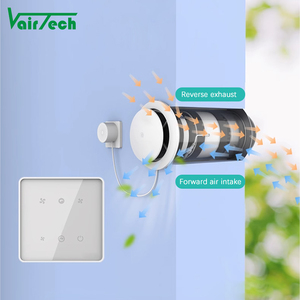 Điều khiển không dây thông gió Duct Fan thông qua-tường đôi Hướng không khí Quạt thông gió với bộ lọc - Product Image 4