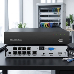 Enregistreur vidéo réseau (NVR) <span class=keywords><strong>ZOSI</strong></span> 8 canaux POE H.265 de haute qualité avec application intelligente, disque dur 8 To, résolution 4K, détection de mouvement et détection de visage - Product Image 2