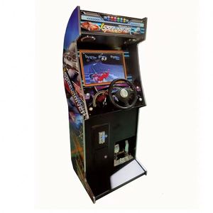 Export Trade 22inch Wooden High-Definition Touring Racing Car Connected Drift Racing Competition Coin-Operated Single Game - Product Image 2