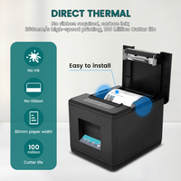 Luckydoor Printer termal Epos 80mm, Printer Mini pemindai penerimaan termal kualitas bagus